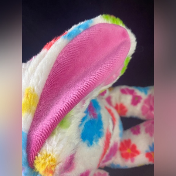 Build A Bear Blossom Bunny Rabbit Pastel Flowers BABW 16” Plush Stuffed Toy 2010 - Picture 8 of 9